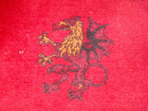 Dragon in the carpet.